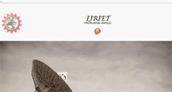 Desktop Screenshot of ijriet.com