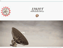 Tablet Screenshot of ijriet.com